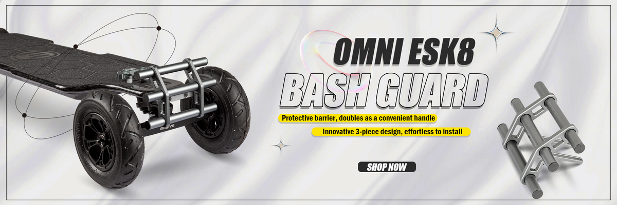 Omni Esk8 3-piece bash guard kit