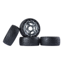140MM / 5.5 Inch All Terrain Airless Wheel Set with H5 hub | Rubber Sleeves