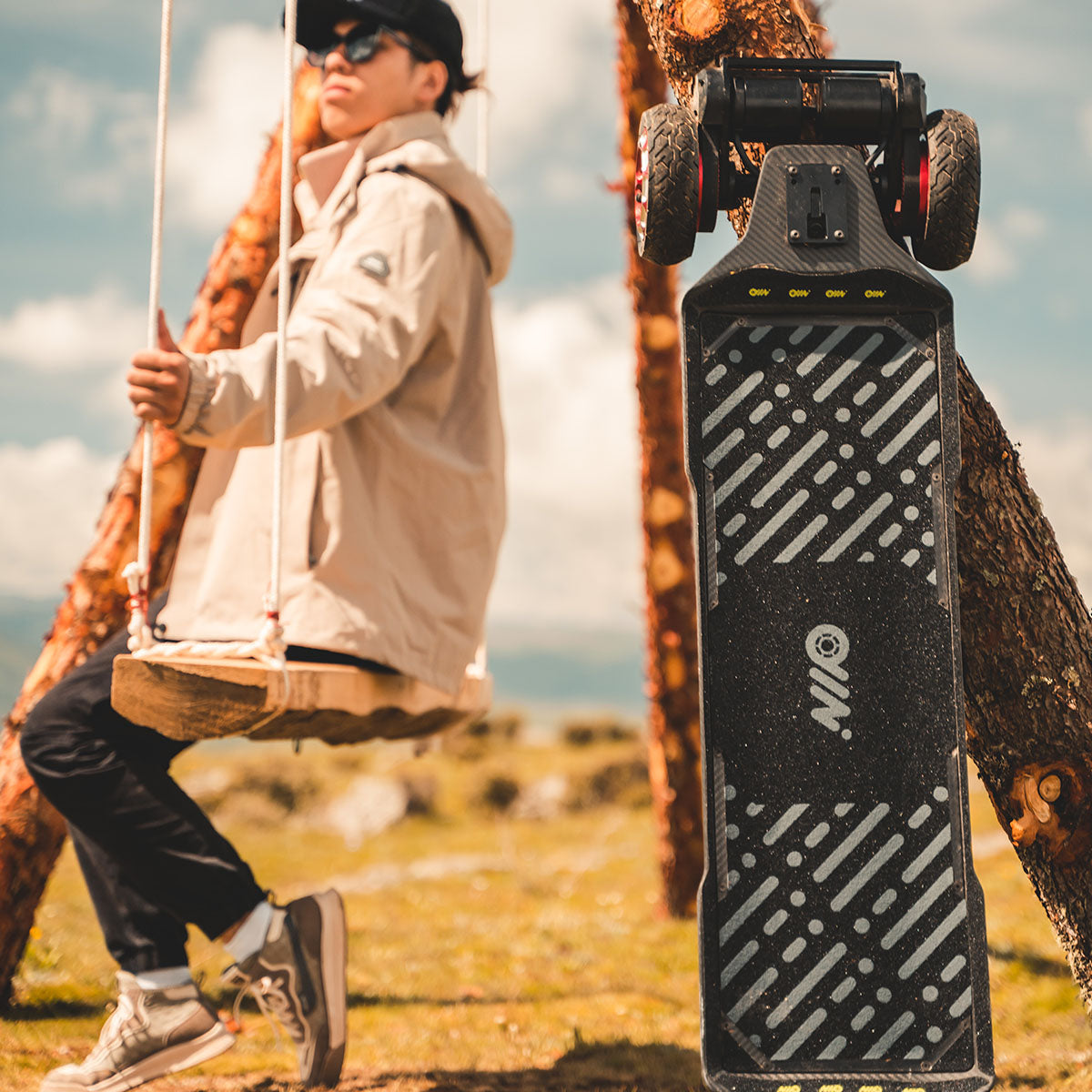Omni Esk8 Electric Skateboard 3K Carbon Fiber Deck for DIY Rides