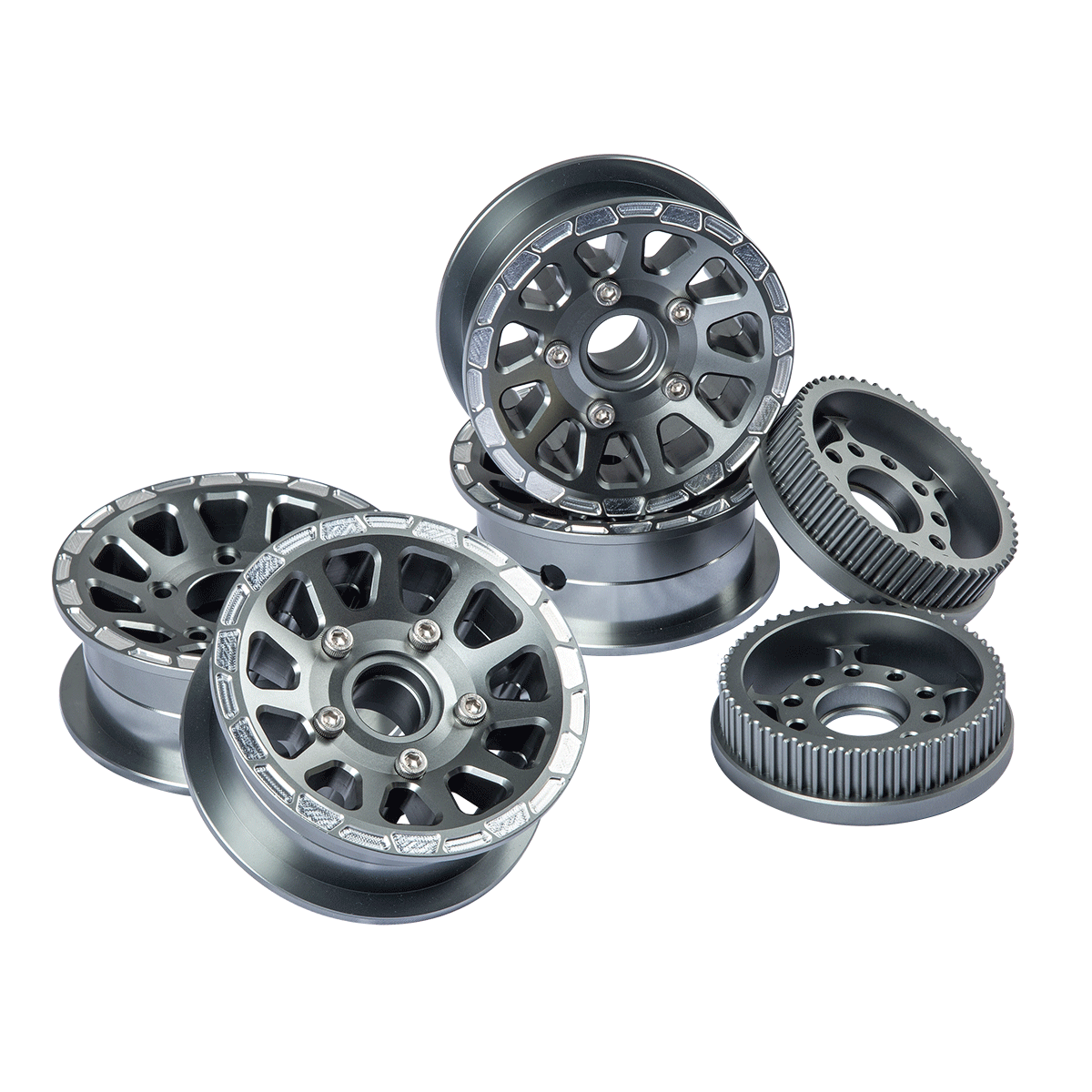 Alloy CNC Wheel Hub | Electric Skateboard All Terrain Tyre Hub
