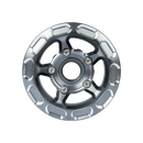 Alloy CNC Wheel Hub Set - H5 | Electric Skateboard All Terrain Tyre Hub (55T Pulleys Included)